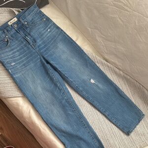 Madewell Light Blue Straight Leg Jeans